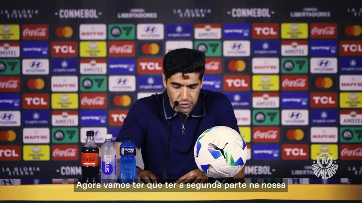 Abel Ferreira faz desabafo sobre o futebol após classificação do Palmeiras no Paraguai