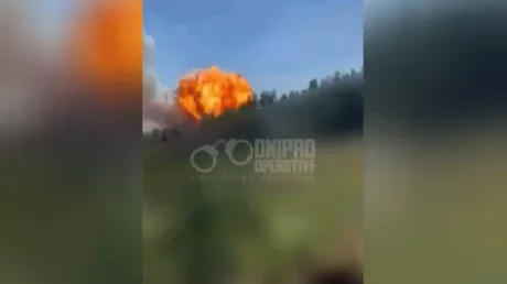 Ukrainian village evacuated after mystery blast (VIDEOS)