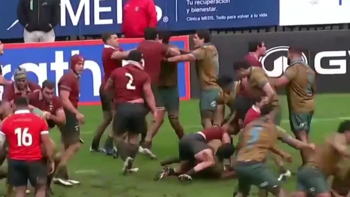Dura sanción de 13 fechas de suspensión al rugbier uruguayo que le rompió los ligamentos a un jugador chileno tras un violento tackle