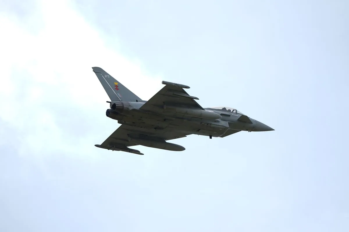 Unidentified drones in near-misses with RAF jets over North Sea