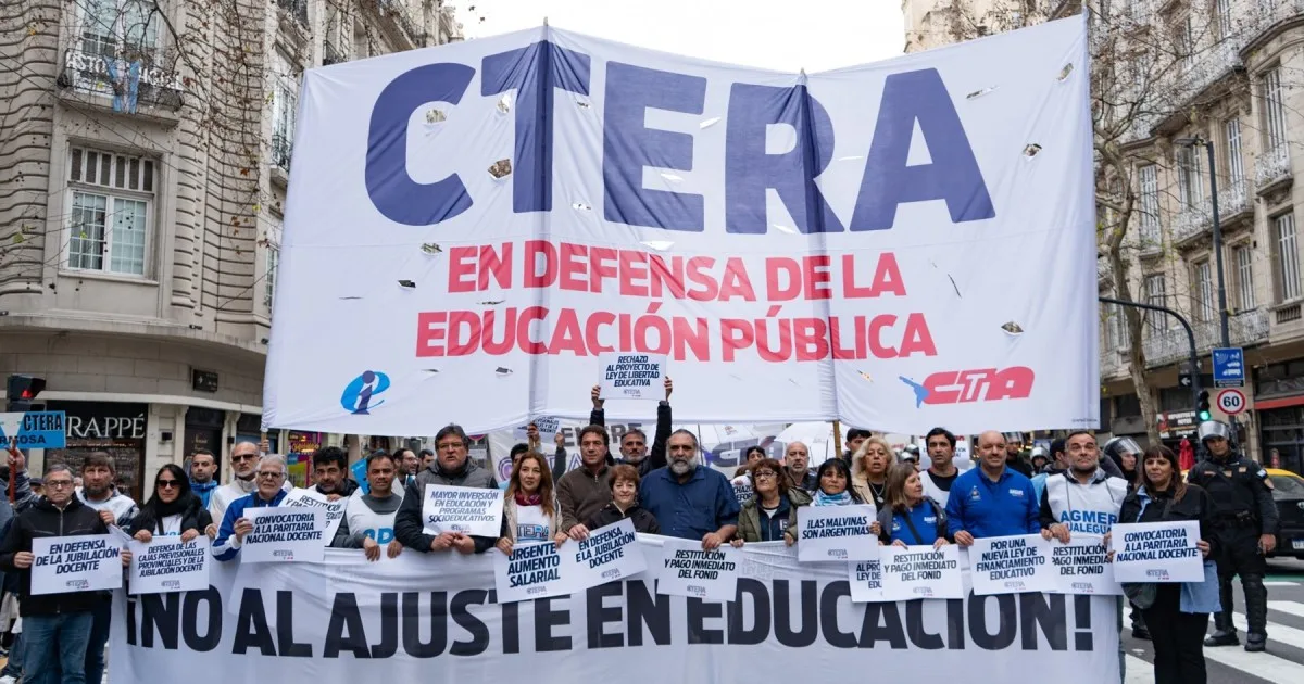 Elecciones en CTERA: la Lista Celeste Violeta ganó por casi el 80% de los votos