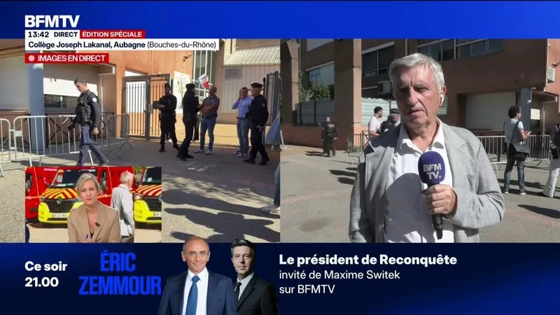 "On a des nouvelles rassurantes": le maire d'Aubagne évoque l'état de santé du principal