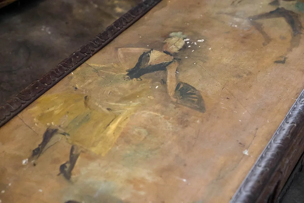 Descobertas duas pilastras pintadas por Columbano Bordalo Pinheiro no Museu do Caramulo