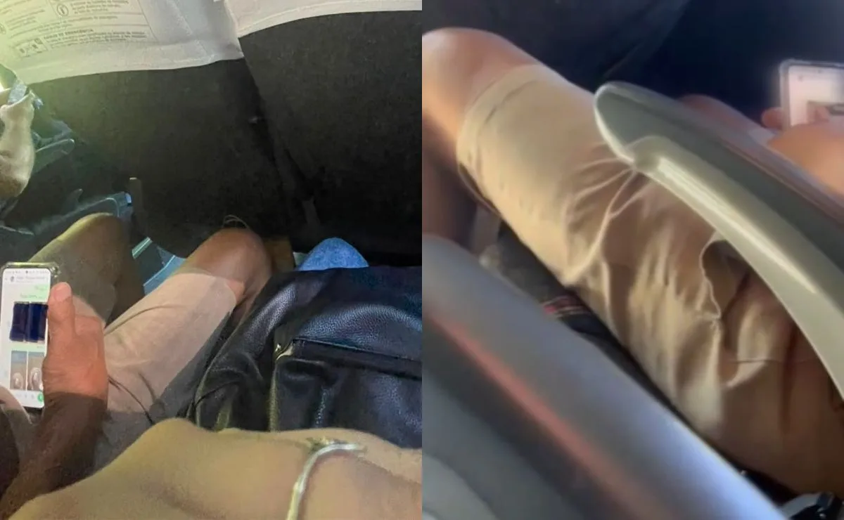 Imagens mostram idoso de 82 anos exibindo conteúdo sexual para passageiras dentro de ônibus