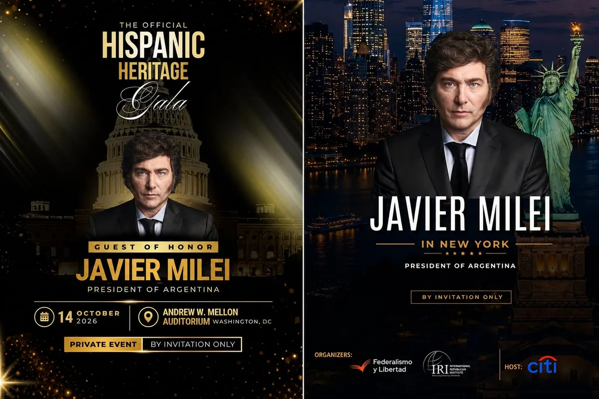 Milei y dos eventos de la “batalla cultural” en Estados Unidos, con el reclamo por Malvinas de fondo
