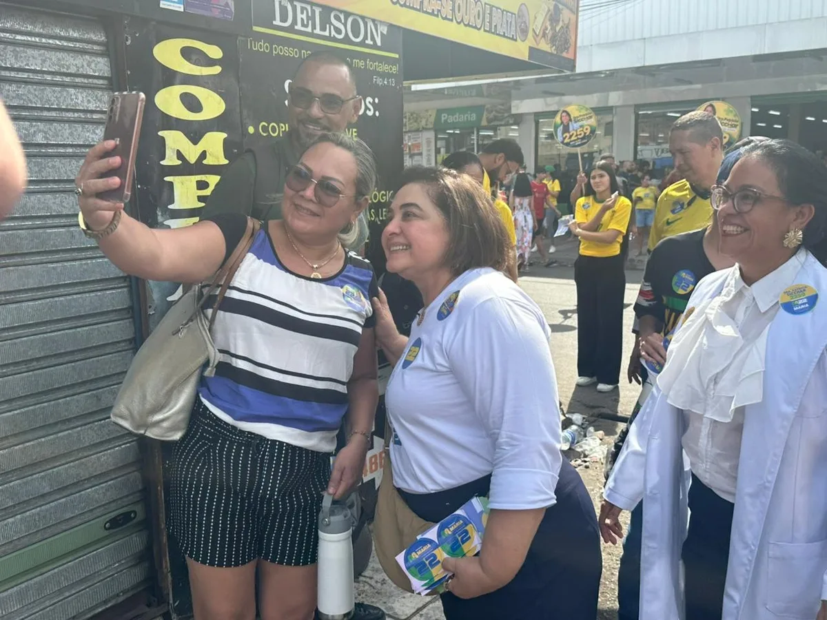 Eleições 2026: Professora Maria do Carmo participa de caminhada e promete reforçar efetivo policial no AM