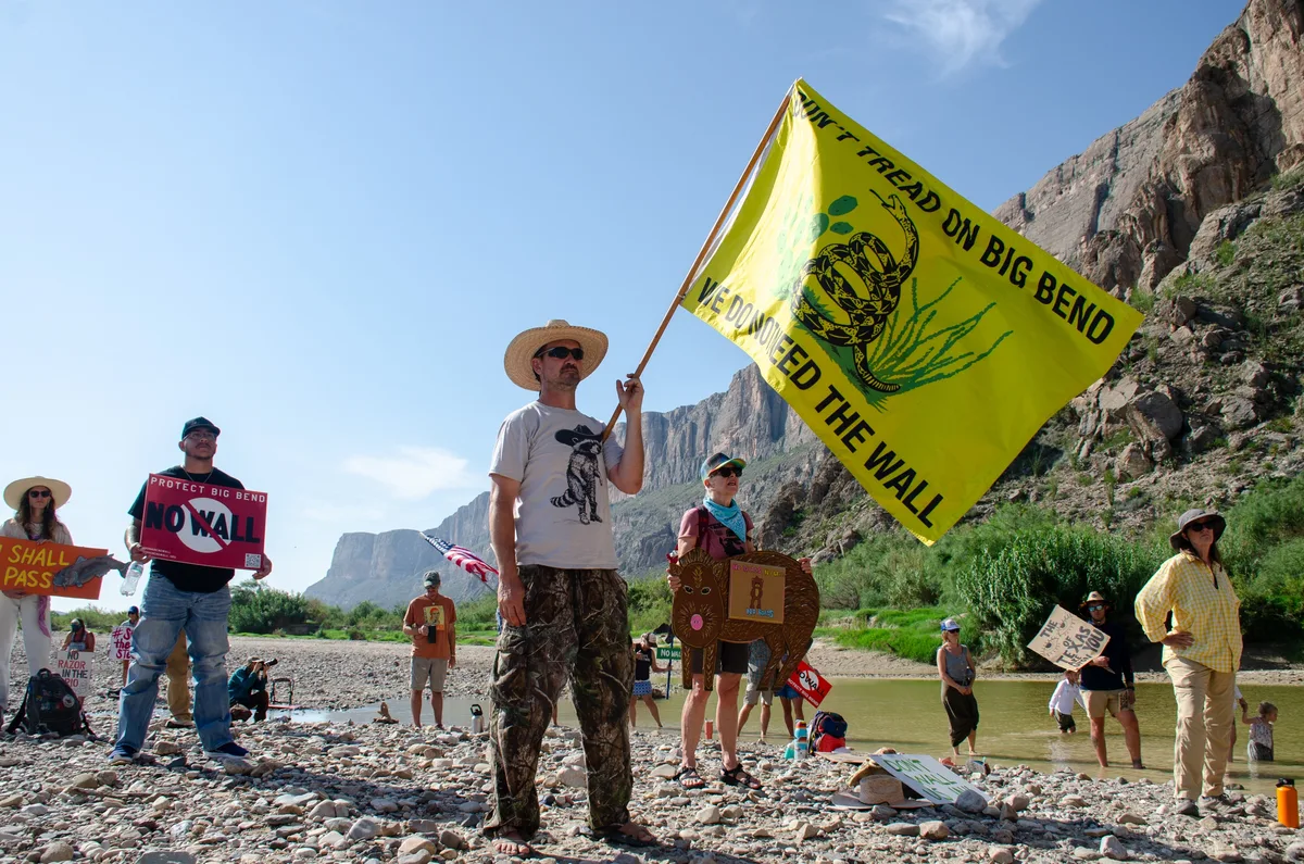 At Big Bend National Park, bulldozers begin clearing pristine desert land for border barrier work