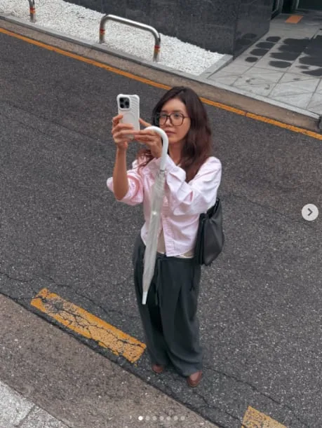 채정안, 48세 맞아? 민낯에도 ‘눈부신 미모’..가만히 서 있어도 화보네