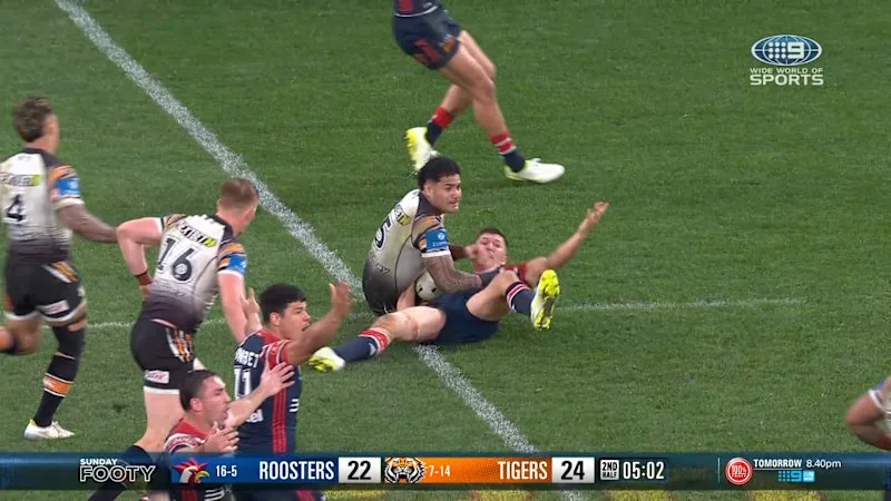 Skelton avoids bin for professional foul