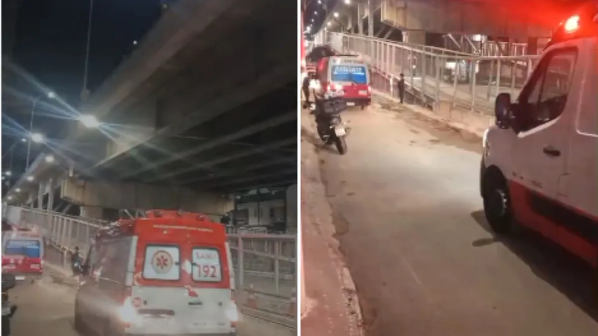 Motociclista é arremessado para fora da Terceira Ponte após ser atingido por carro