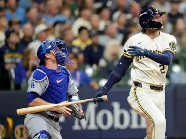 Turang homers and Milwaukee's bullpen stars as the Brewers beat the Dodgers 2-1 in NLCS opener