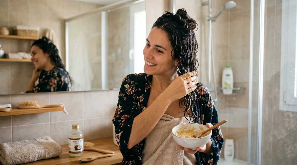 Mascarilla de plátano para el cabello opaco: receta y resultados