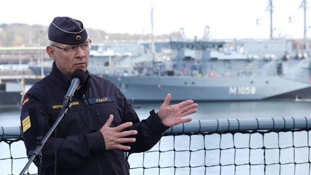 Spannungen mit Russland: Marineinspekteur: Russland «aggressiv auf See»