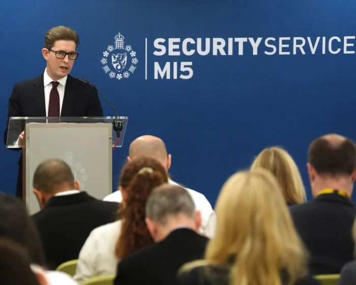 Rightwing extremists increasingly likely to consider terrorist attacks, MI5 chief says