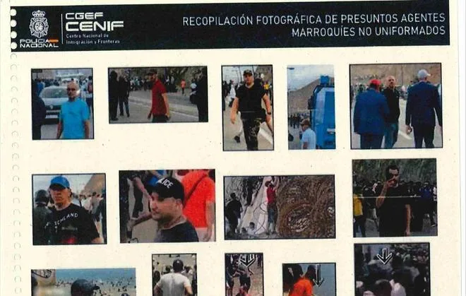 Retrato del cabecilla marroquí que guiaba en la entrada masiva a Ceuta: "Varón, atlético, pelo arreglado, sin chanclas...