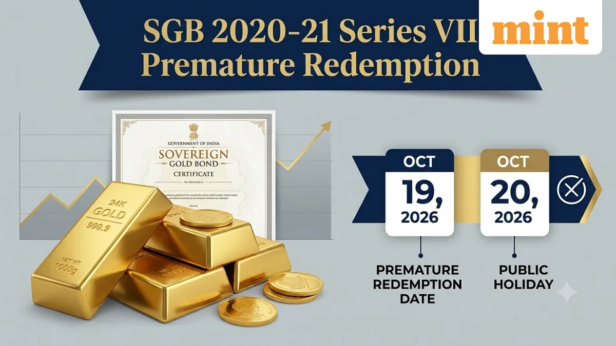 SGB 2020-21 Series VII: Investors to pocket 192% gains on premature redemption; RBI fixes October 19 date