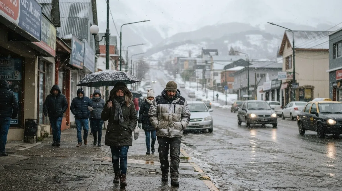Clima en Tierra del Fuego hoy jueves 3 de septiembre: aguanieve y bajas temperaturas