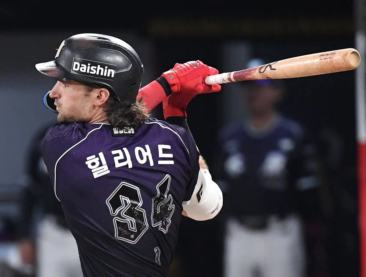 白熱の本塁打王争い、ヒリアード39号