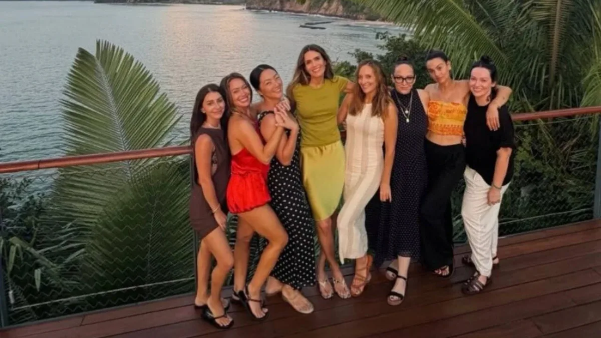 Hilary Duff posts about vacation with Mandy Moore, Gaby Dalkin, and others from the ‘mom group chat'