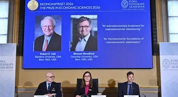 Estabilização macroeconómica. Robert E. Hall e Michael Woodford são os vencedores do Nobel da Economia de 2026