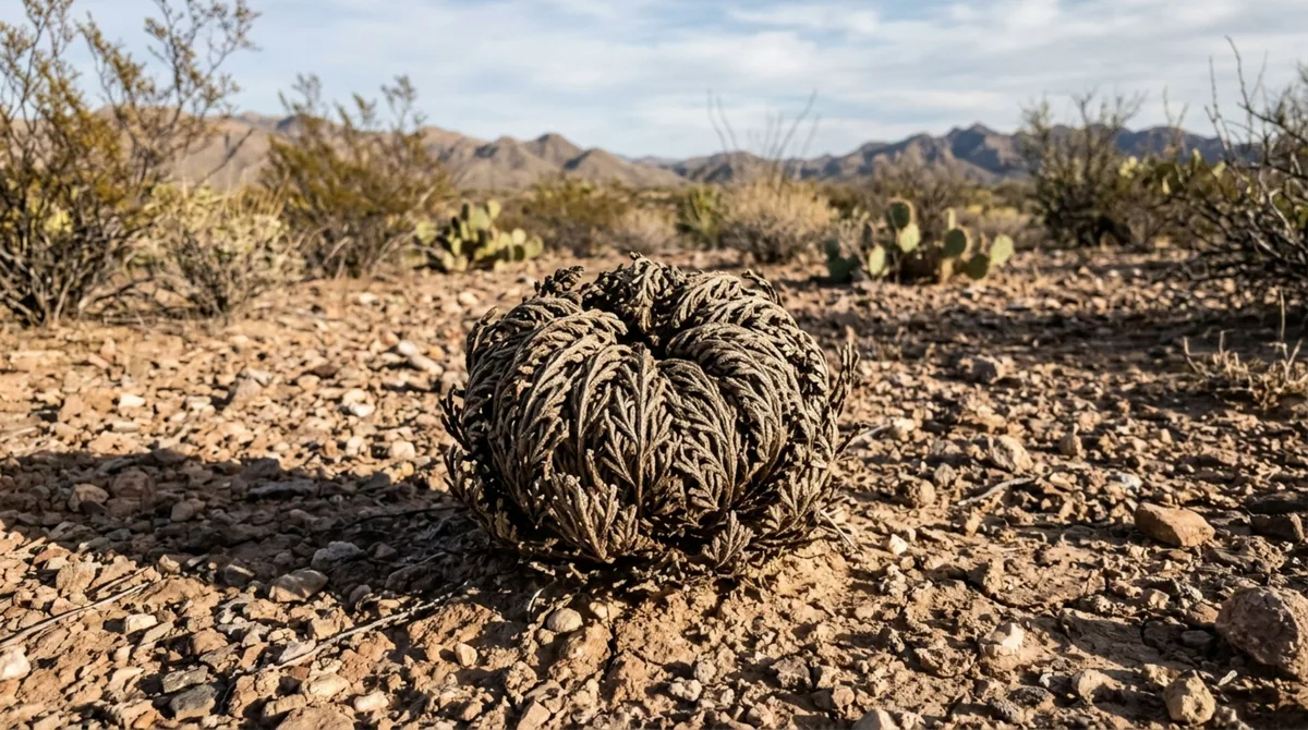 O deserto onde algumas plantas conseguem permanecer aparentemente mortas durante anos e voltar a crescer depois das primeiras chuvas