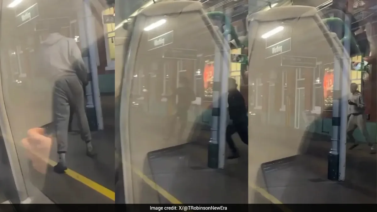 Machete-Wielding Men Brawl At UK Station As Passengers Watch In Horror