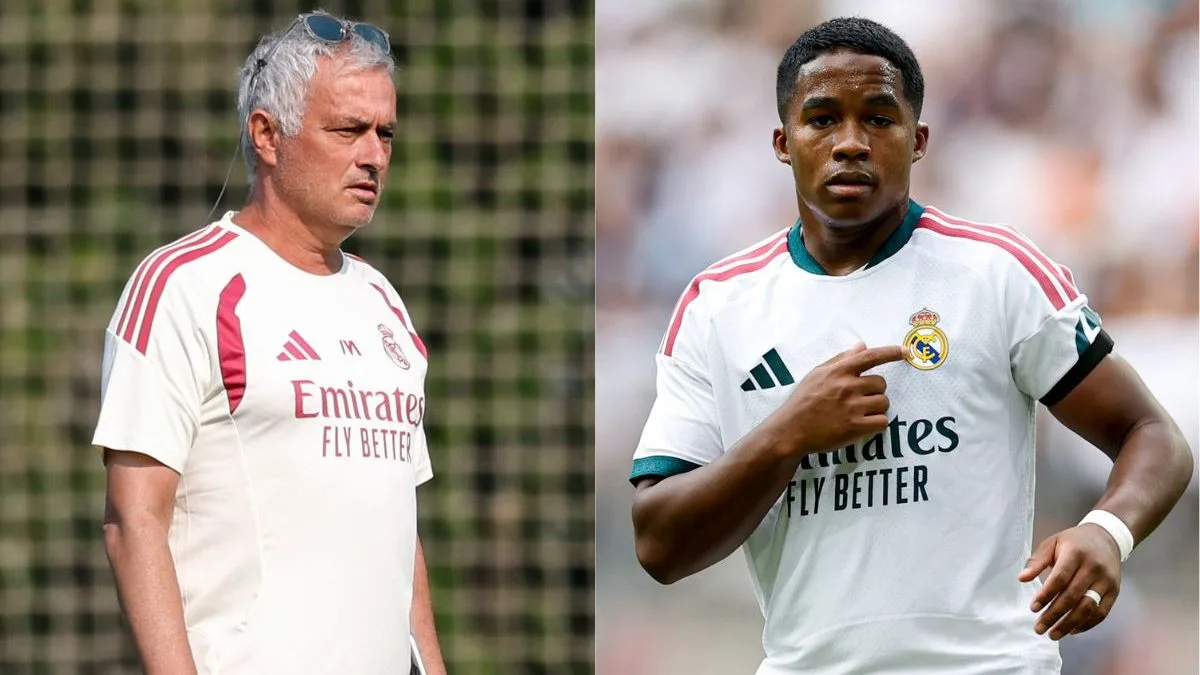 Fora de mais uma partida, Endrick cai nas graças de Mourinho, que crava sua permanência no Real Madrid: ‘Não vou nem emprestar e nem vender’