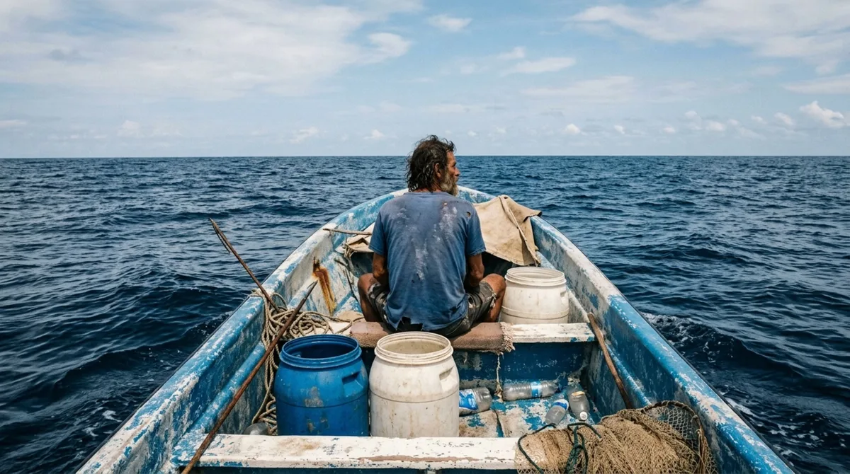 Depois que o motor de seu barco falhou durante uma tempestade em uma região isolada do Pacífico, um pescador permaneceu 438 dias à deriva, sobrevivendo com peixes, aves marinhas e água da chuva enquanto as correntes o carregavam por milhares de quilômetros