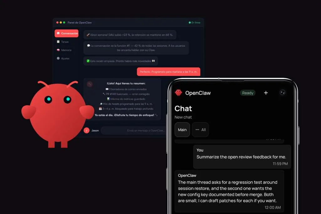 Todo lo que puedes hacer con OpenClaw gracias a su app para iPhone y Android