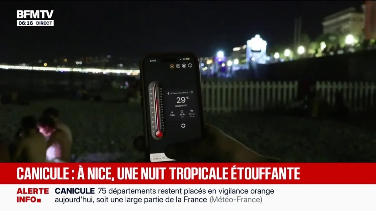 "J'attends l'hiver avec impatience": à Nice, les habitants ont passé une nuit tropicale étouffante