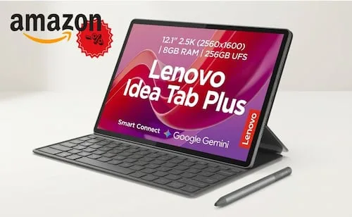 Lenovo Tablet con pantalla 2.5K incluye teclado y pluma para sustituir tu laptop; tiene el 21% de descuento en Amazon