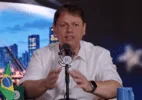 Ao lado de Flávio, Tarcísio sobe tom contra Lula e fala em sabotagem em SP