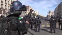 Greve e protesto em Bruxelas terminam em confronto com a polícia