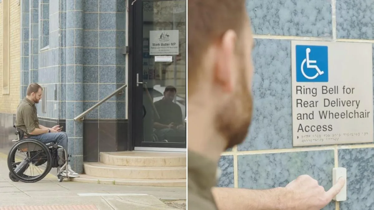 ‘Can’t get in the front door’: Adelaide advocate blasts Disability Minister Mark Butler’s office as inaccessible