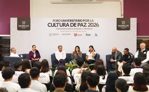 Morelos busca prevenir la violencia desde la educación; jóvenes participan en Foro por la Cultura de Paz