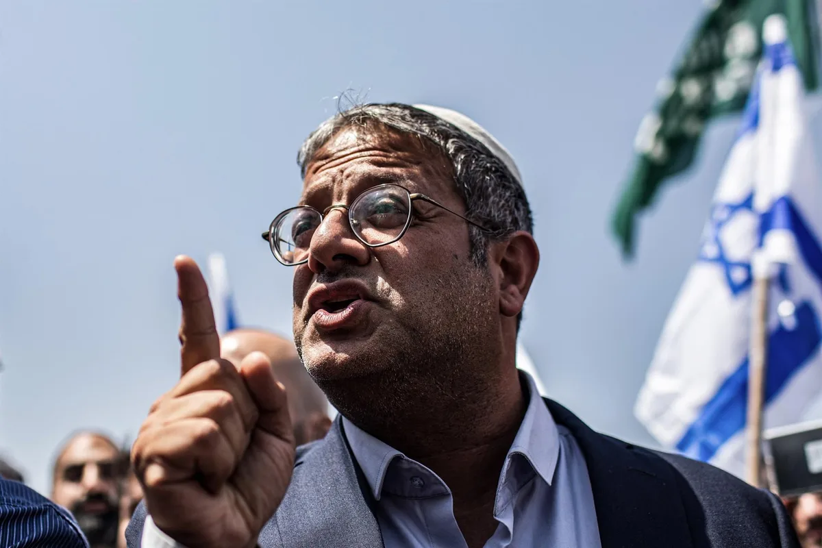 El ministro de Seguridad de Israel sugiere matar cada noche de forma "selectiva" a unos "30 o 40" palestinos
