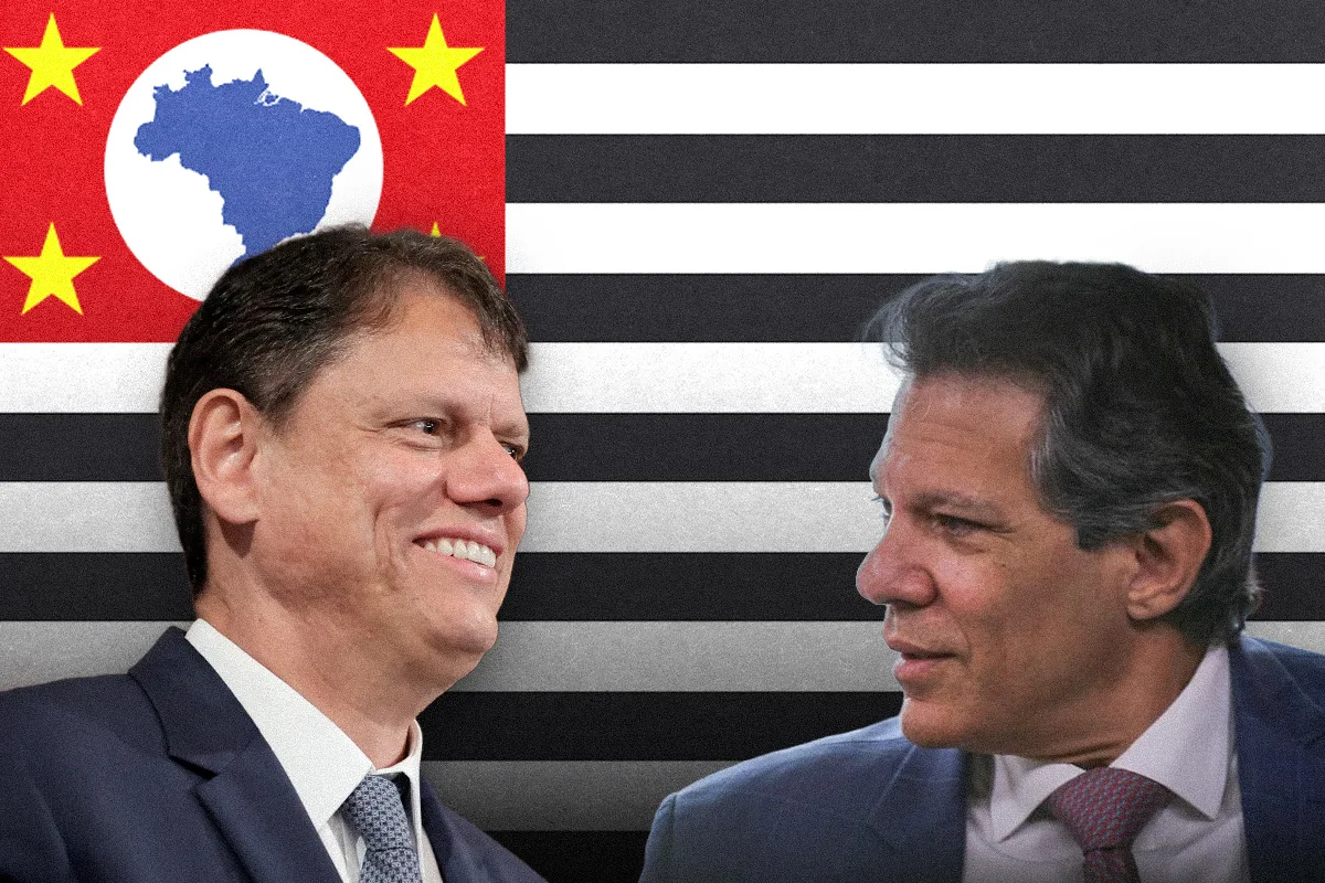 Atlas: com 51,1%, Tarcísio venceria eleição no 1º turno; Haddad tem 39,9%