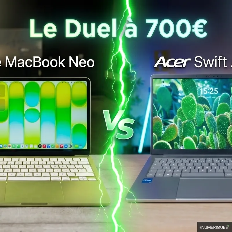 Duel : Apple MacBook Neo vs Acer Swift Air 14 : quel ultraportable à 700 € faut-il vraiment acheter ?