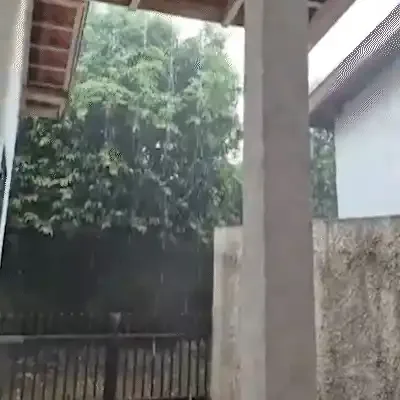 Chuva com granizo atinge Três Lagoas enquanto temporal avança por todo o Estado