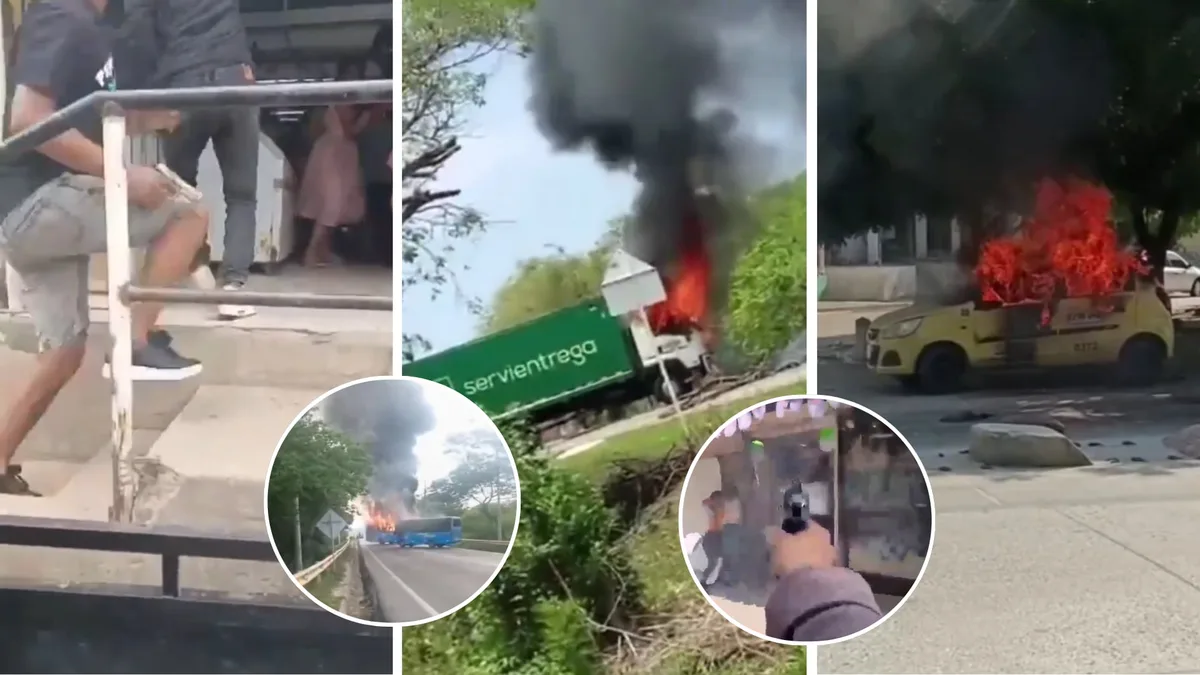 En videos quedaron los ataques a bala a tiendas que no acataron orden de Los Pachencas de un paro armado de 48 horas: “Pa’ que empiecen a creer”