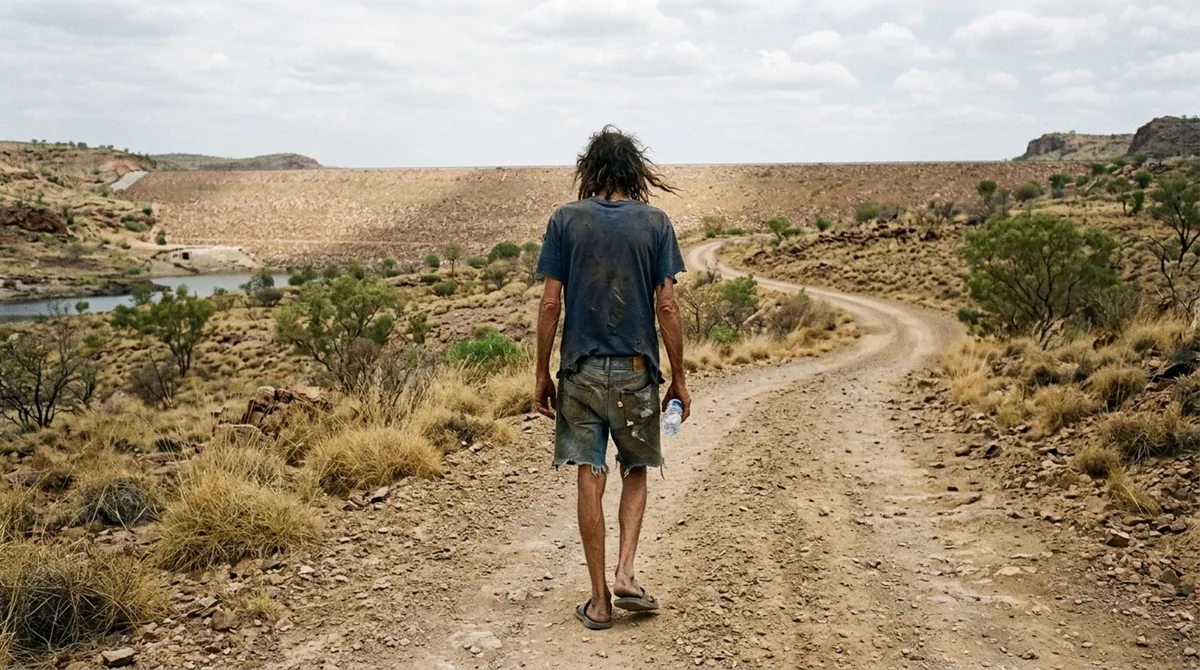 Encontrado pesando apenas cerca de 45 quilos em uma das regiões mais remotas da Austrália, um homem afirmou ter sobrevivido por mais de 2 meses alimentando-se de sapos, lagartos, gafanhotos e sanguessugas retiradas de uma represa
