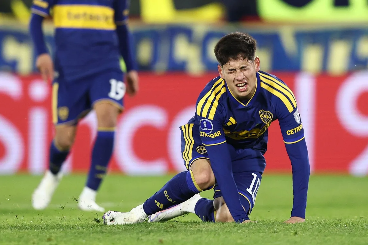 Tomás Aranda se fracturó el peroné, será operado y se perderá el resto de la temporada en Boca