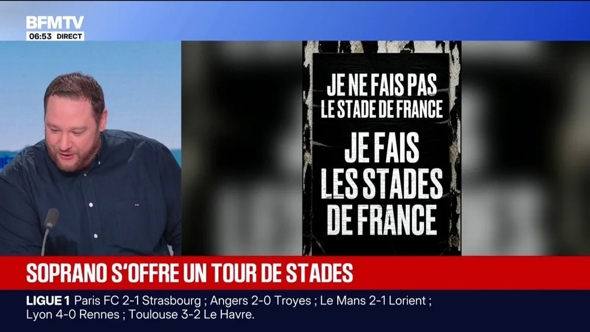 Après le Stade de France, Soprano s'offre une tournée dans les stades de France