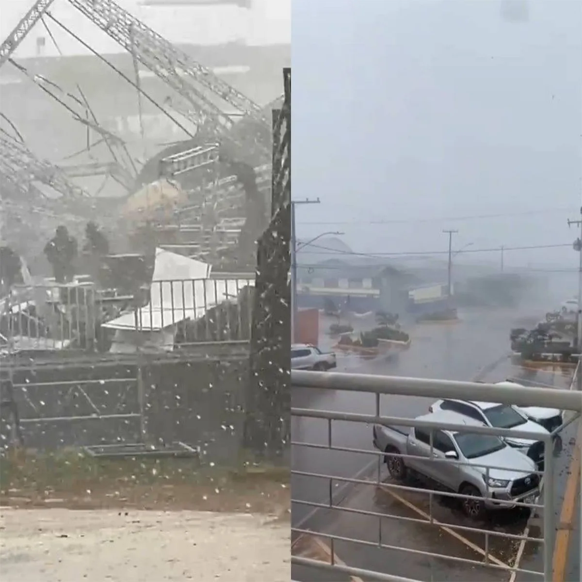 Chuva e ventos fortes causam estragos em RO; mais de 40 mil casas ficam sem energia
