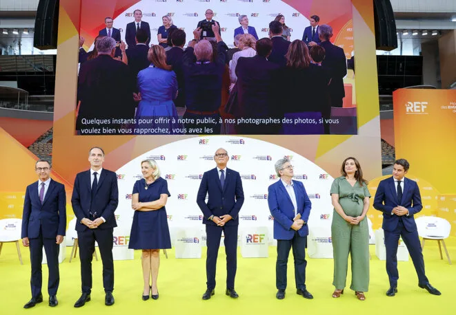 Pour leur premier débat, les candidats à la présidentielle sommés par le Medef de faire des économies