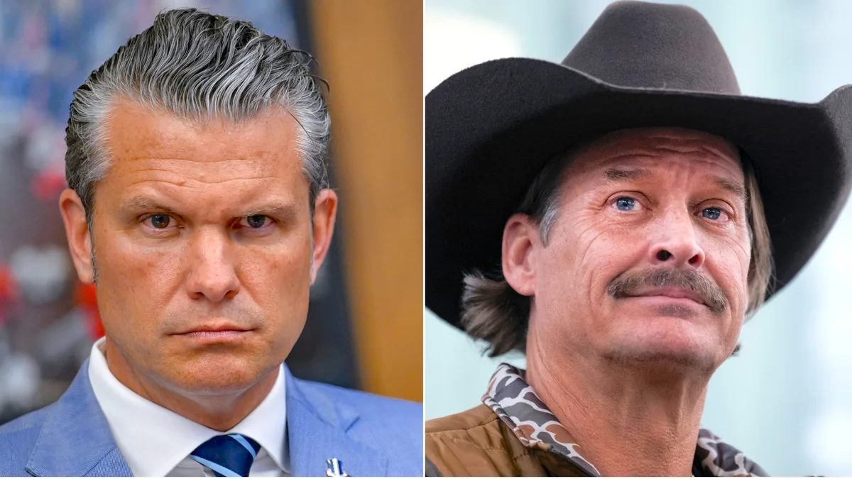 Hegseth Fired Army Chief After He Was Advised to Halt Kid Rock Helicopter Probe