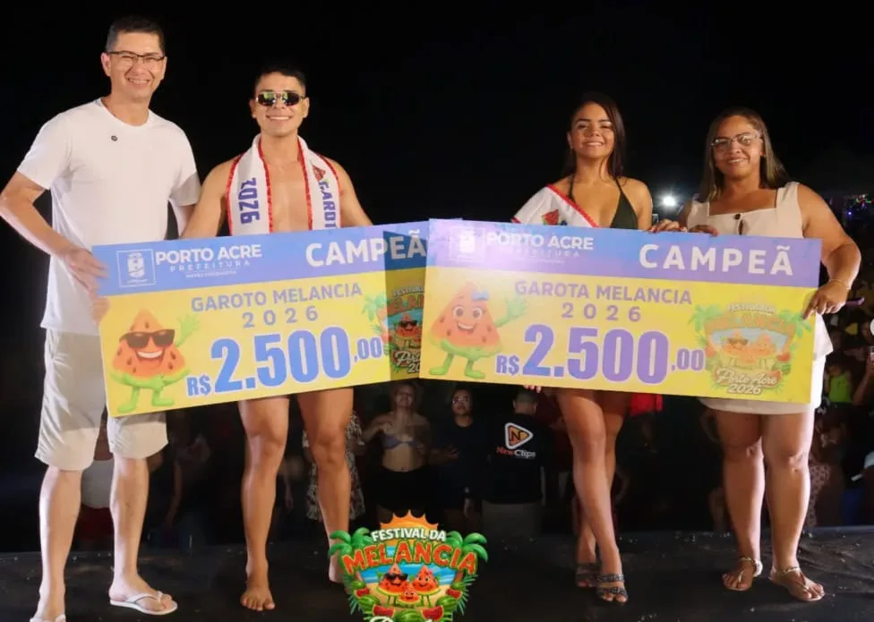 Conheça a Garota e o Garoto Melancia 2026 de Porto Acre