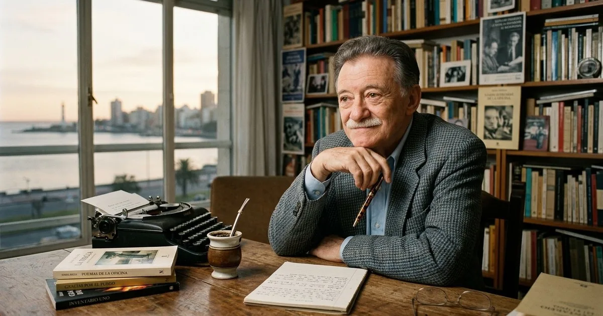 La reflexión de Mario Benedetti, escritor uruguayo, sobre la mente y el corazón: "Me gusta la gente capaz de entender que el mayor error del ser humano, es intentar sacarse de la cabeza aquello que no sale del corazón"