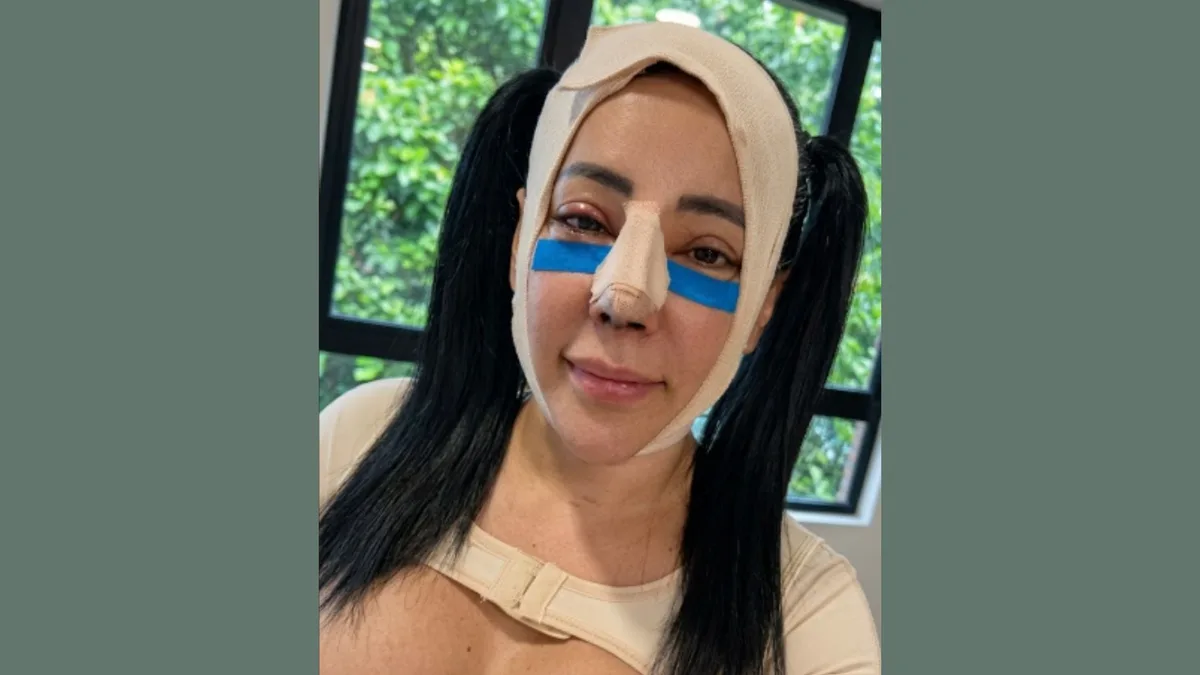 Con vendas, fajas y una férula: Sandra Cuevas afirma que buscará ser jefa de Gobierno de la CDMX