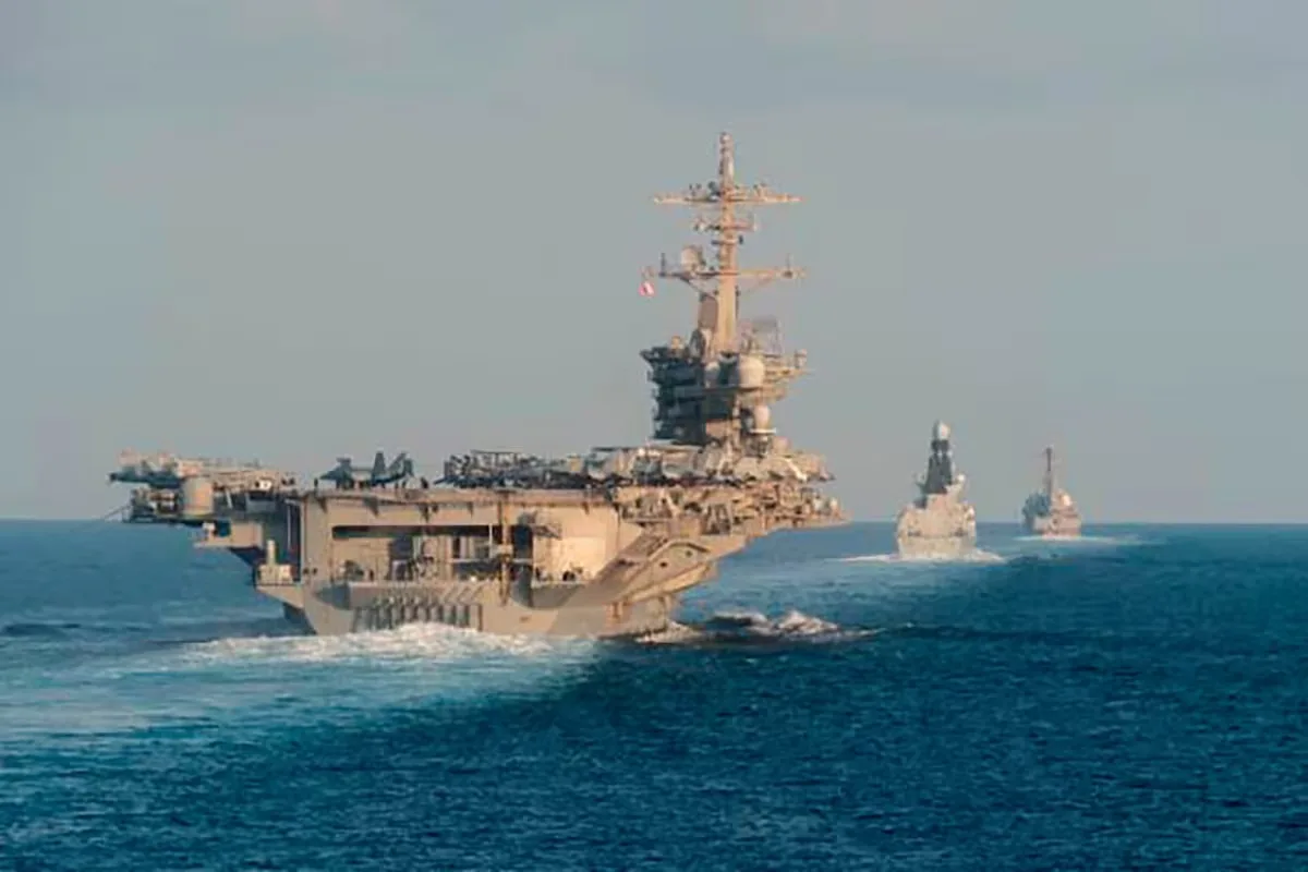Los números que deja el despliegue del portaaviones USS Abraham Lincoln en Medio Oriente